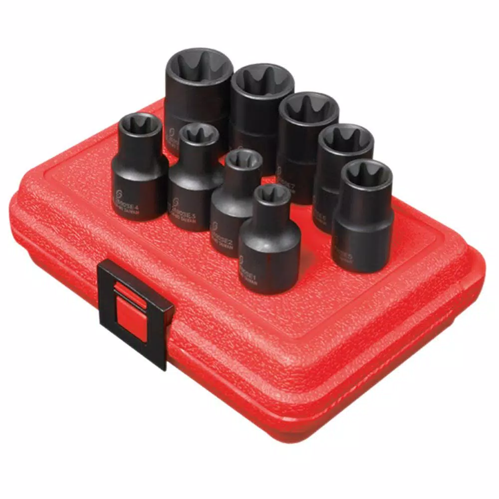 Cheapest 😀 SUNEX TOOLS 1/2 In. Drive External Star Impact Socket Set (9-Piece) ✨