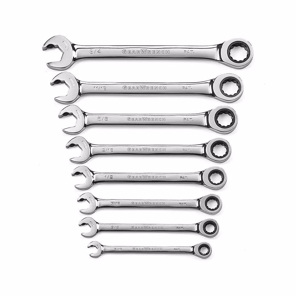 Wholesale 🛒 GEARWRENCH Open And Box End Ratcheting 🔧 Wrench Set (8-Piece) ❤️ -hand-tool-sets Sales unnamed file 3005