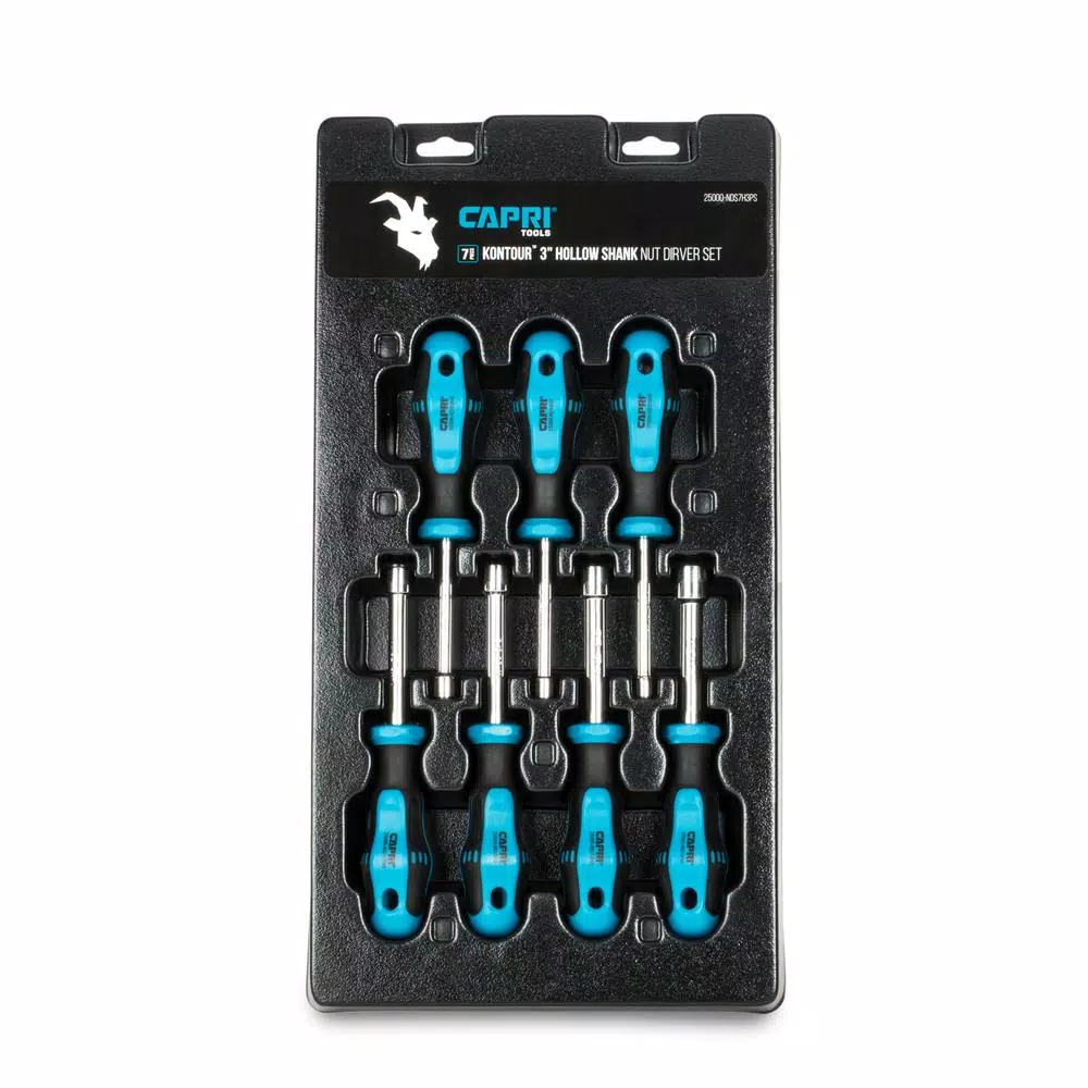 Deals 🔔 Capri Tools Kontour SAE Hollow Shaft Nut Driver Set (7-Piece) 😀