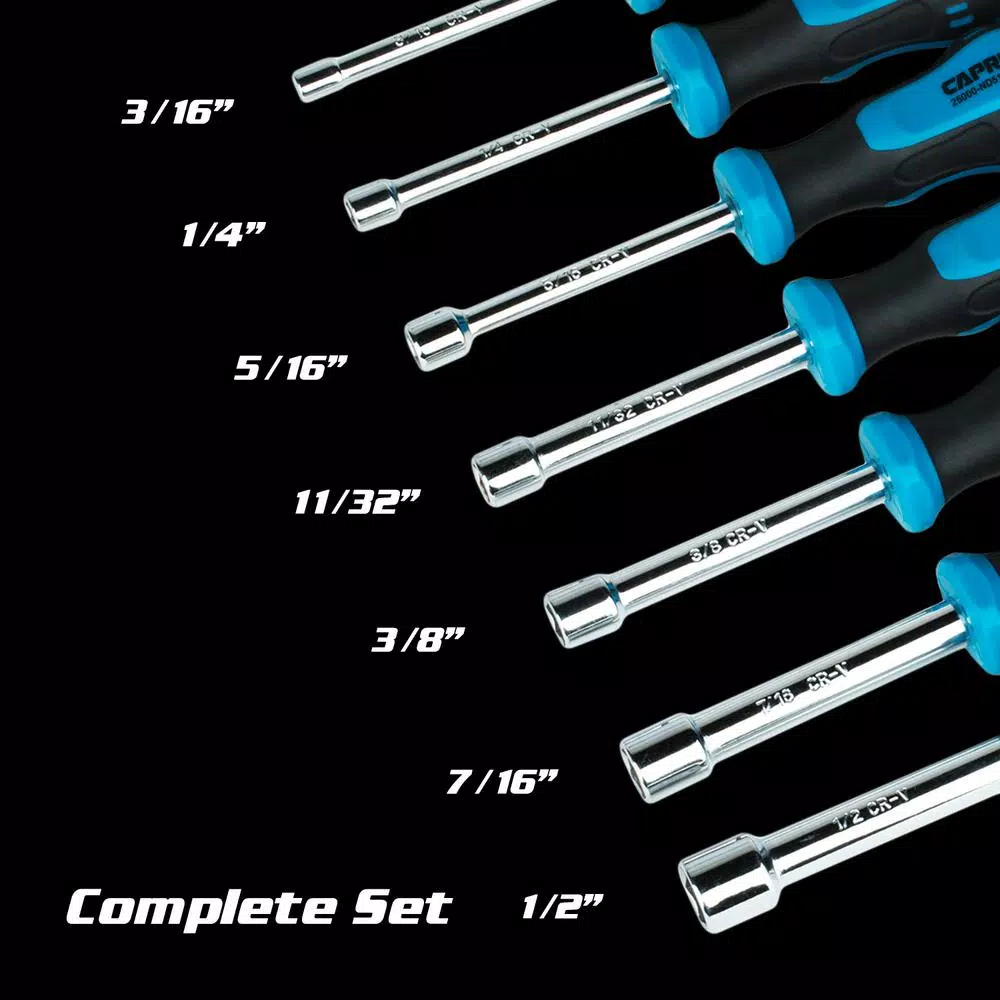 Deals π Capri Tools Kontour SAE Hollow Shaft Nut Driver Set (7-Piece) π 7 Deals π Capri Tools Kontour SAE Hollow Shaft Nut Driver Set (7-Piece) π - Image 5