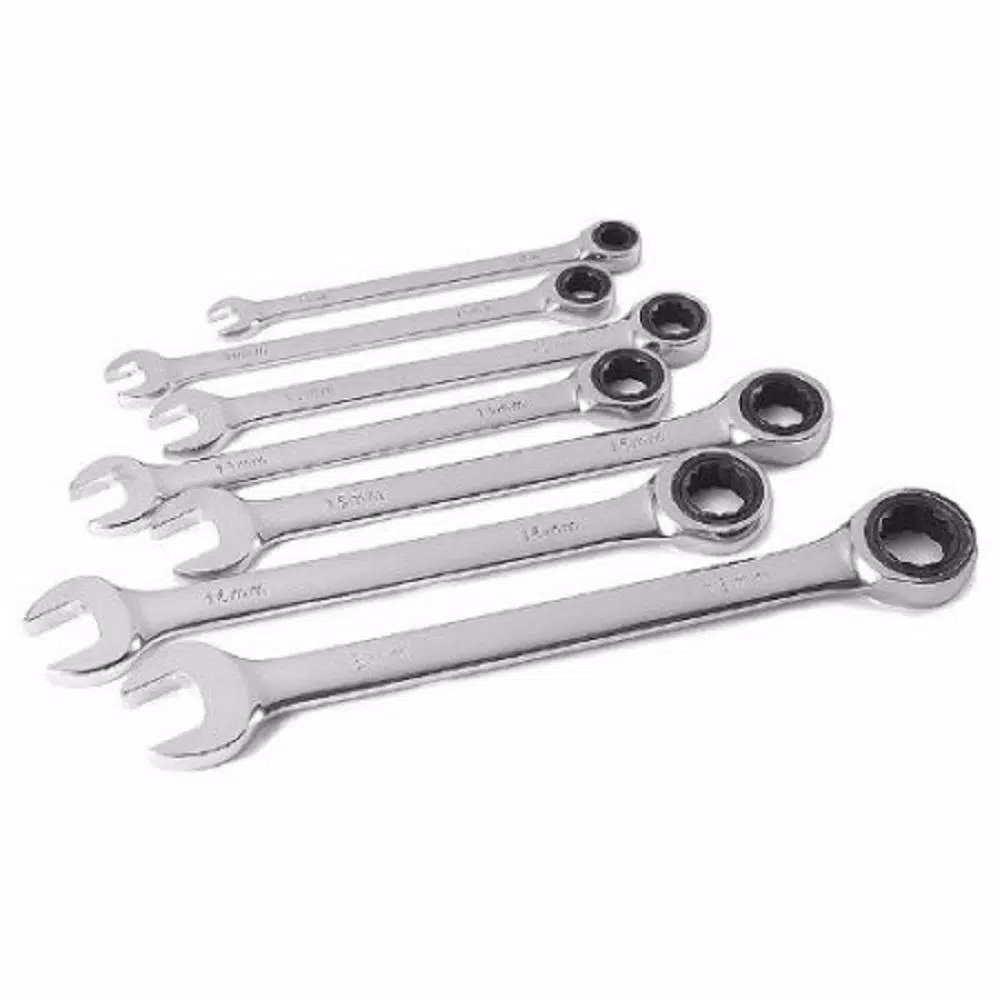 Best deal 🥰 TITAN 7-Piece 🔧 Wrench Set Combo SAE Ratcheting 🥰
