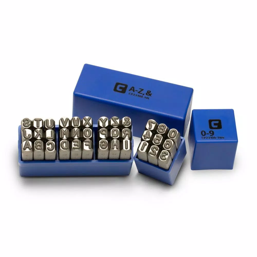 Promo 😍 Capri Tools Professional 1/4 In. Letter And Number Stamp Set (36-Piece) 🎉