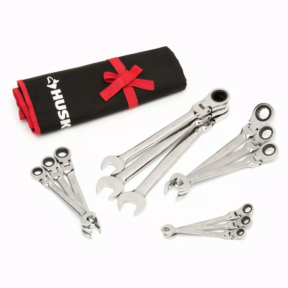 Discount π€© Husky Master SAE Flex Head Ratcheting π§ Wrench Set (12-Piece) π€©