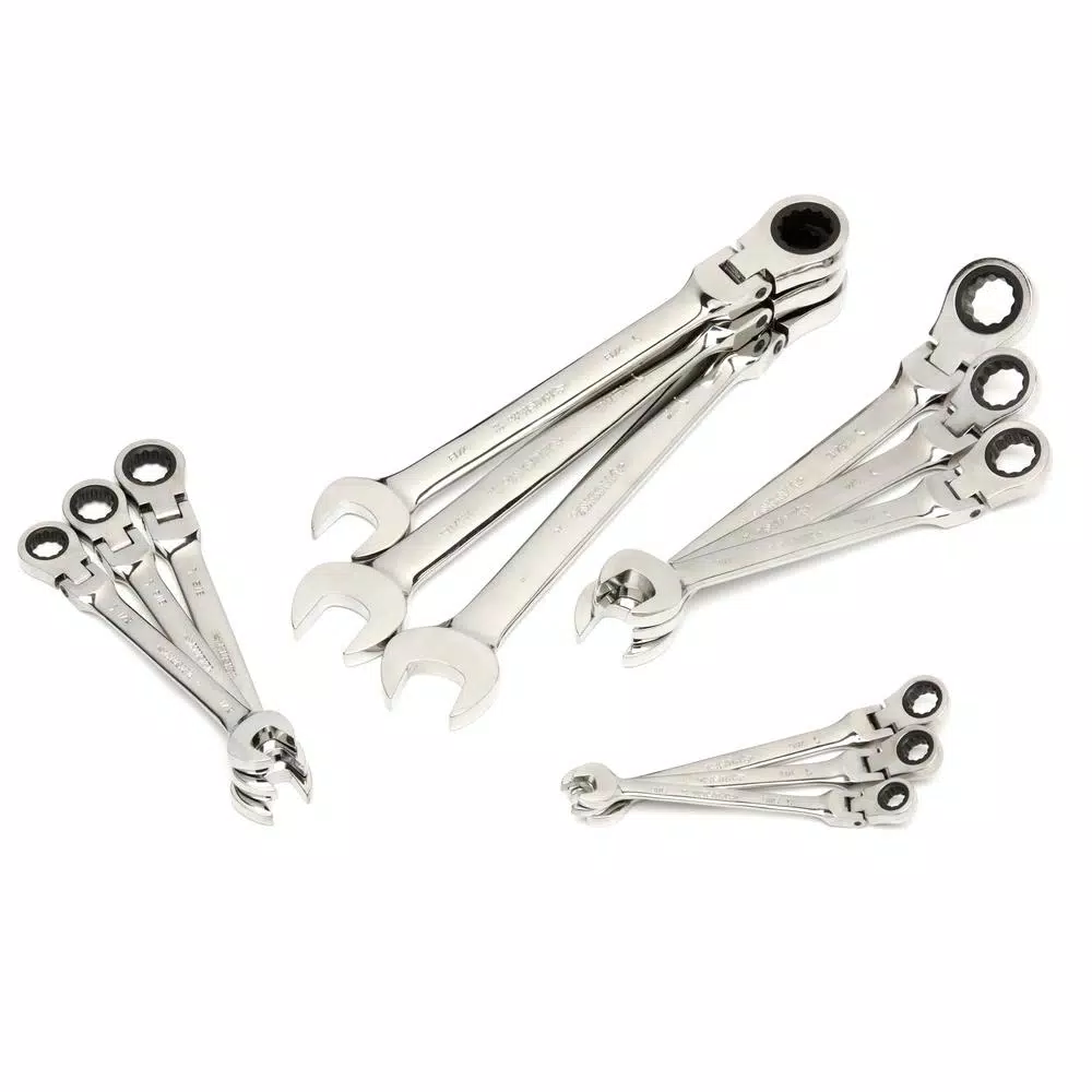 Discount π€© Husky Master SAE Flex Head Ratcheting π§ Wrench Set (12-Piece) π€© 5 Discount π€© Husky Master SAE Flex Head Ratcheting π§ Wrench Set (12-Piece) π€© - Image 3