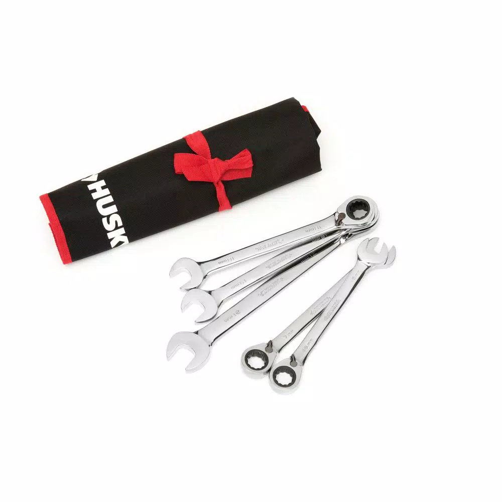 Flash Sale π€© Husky Large Metric Reversible Ratcheting π§ Wrench Set (5-Piece) π