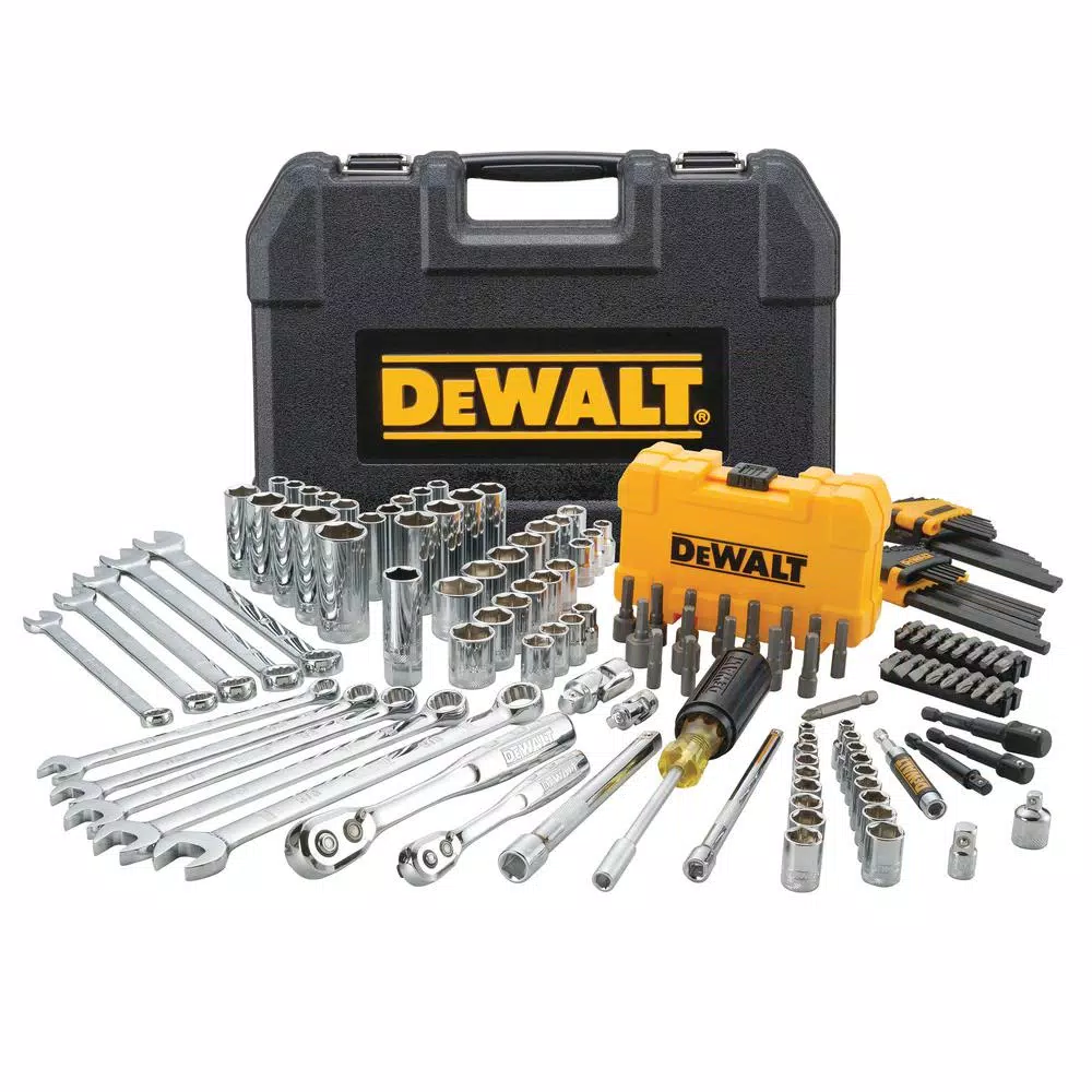 Brand new π DEWALT 1/4 In. X 3/8 In. Drive Polished Chrome Mechanics Tool Set (142-Piece) With Bonus TOUGHSYSTEM 22 In. 2-Drawer Tool Box π 5 Brand new π DEWALT 1/4 In. X 3/8 In. Drive Polished Chrome Mechanics Tool Set (142-Piece) With Bonus TOUGHSYSTEM 22 In. 2-Drawer Tool Box π - Image 4