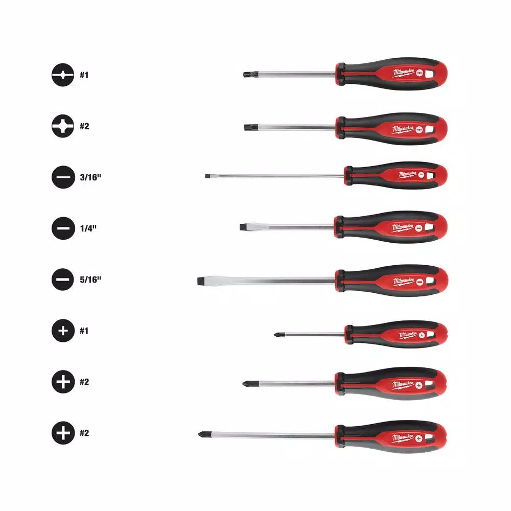 Flash Sale ❤️ Milwaukee Screwdriver Set With ECX (8-Piece) ✔️