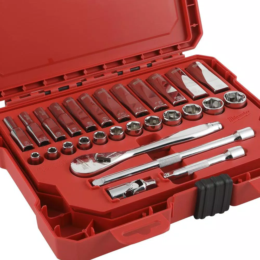 Buy ๐ Milwaukee 1/4 In. Drive Metric Ratchet And Socket Mechanics Tool Set (28-Piece) ๐ 10 Buy ๐ Milwaukee 1/4 In. Drive Metric Ratchet And Socket Mechanics Tool Set (28-Piece) ๐ - Image 8