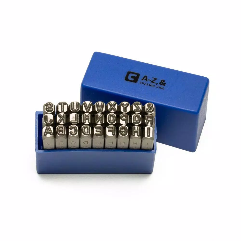 New ⭐ Capri Tools Professional 3/16 In. Letter Stamp Set (27-Piece) ⭐ -hand-tool-sets Sales unnamed file 635
