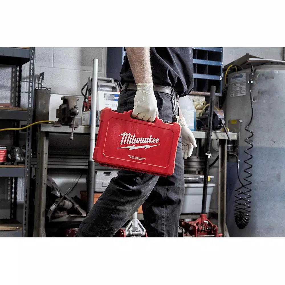 New โญ Milwaukee 1/4 In. Drive SAE Ratchet And Socket Mechanics Tool Set (26-Piece) ๐ 14 New โญ Milwaukee 1/4 In. Drive SAE Ratchet And Socket Mechanics Tool Set (26-Piece) ๐ - Image 12