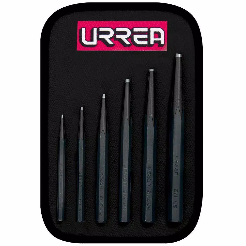 Best Pirce 🧨 URREA 3/16 In. To 1/2 In. Short Drift Punch Set (6-Piece) 🔔