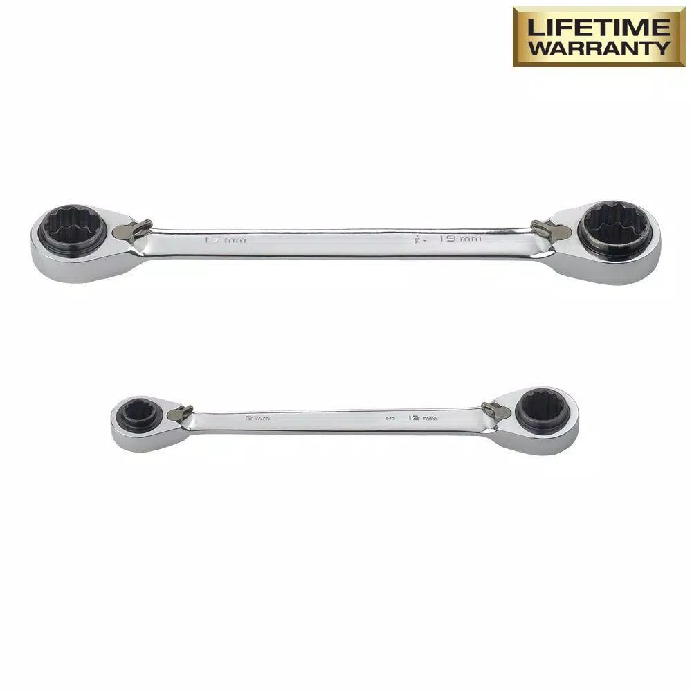 Best Sale π Husky SAE/MM Quad Drive Ratcheting π§ Wrench Set (4-Piece) β€οΈ 5 Best Sale π Husky SAE/MM Quad Drive Ratcheting π§ Wrench Set (4-Piece) β€οΈ - Image 3