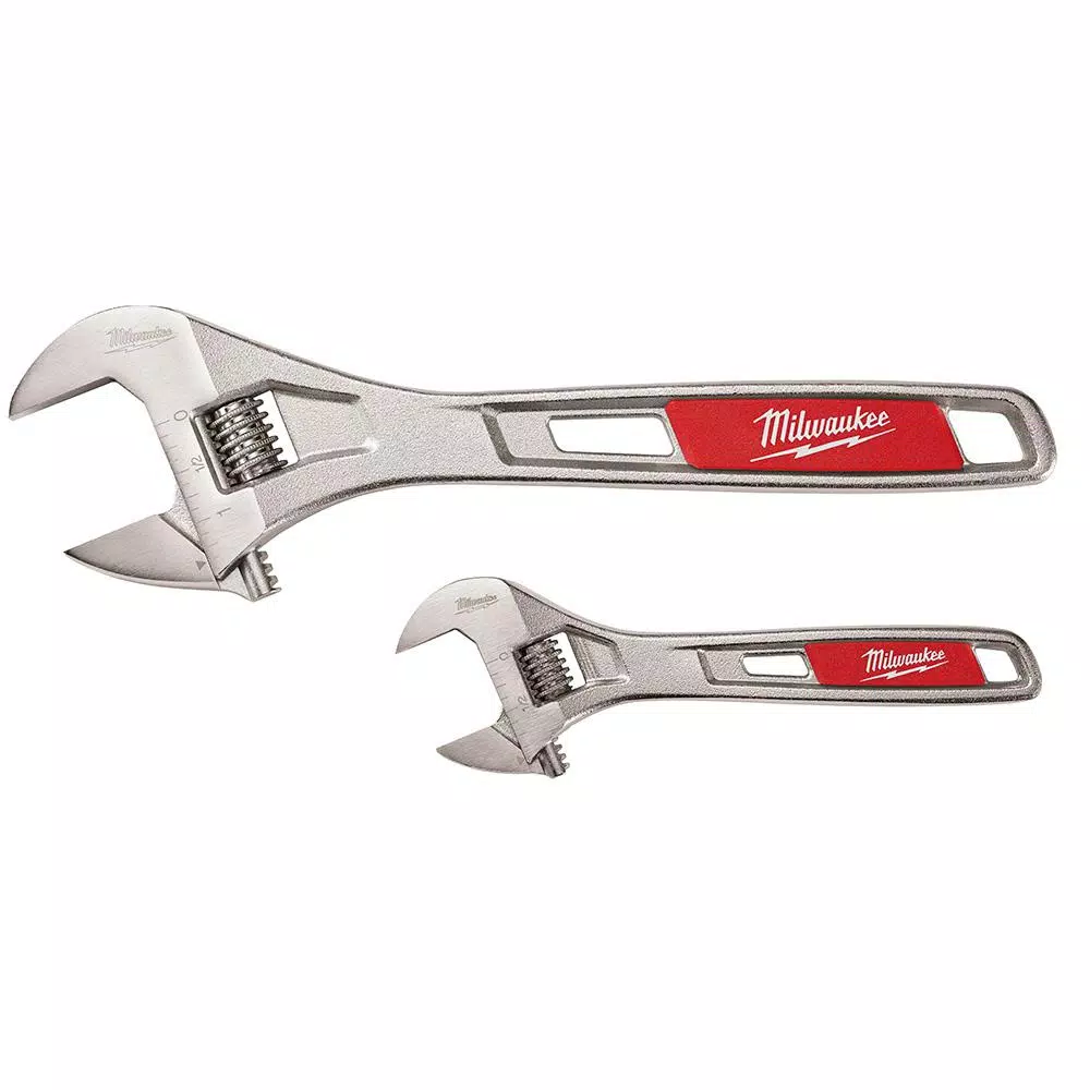 Cheap 💯 Milwaukee 6 In. And 10 In. Adjustable 🔧 Wrench (2-Pack) 💯