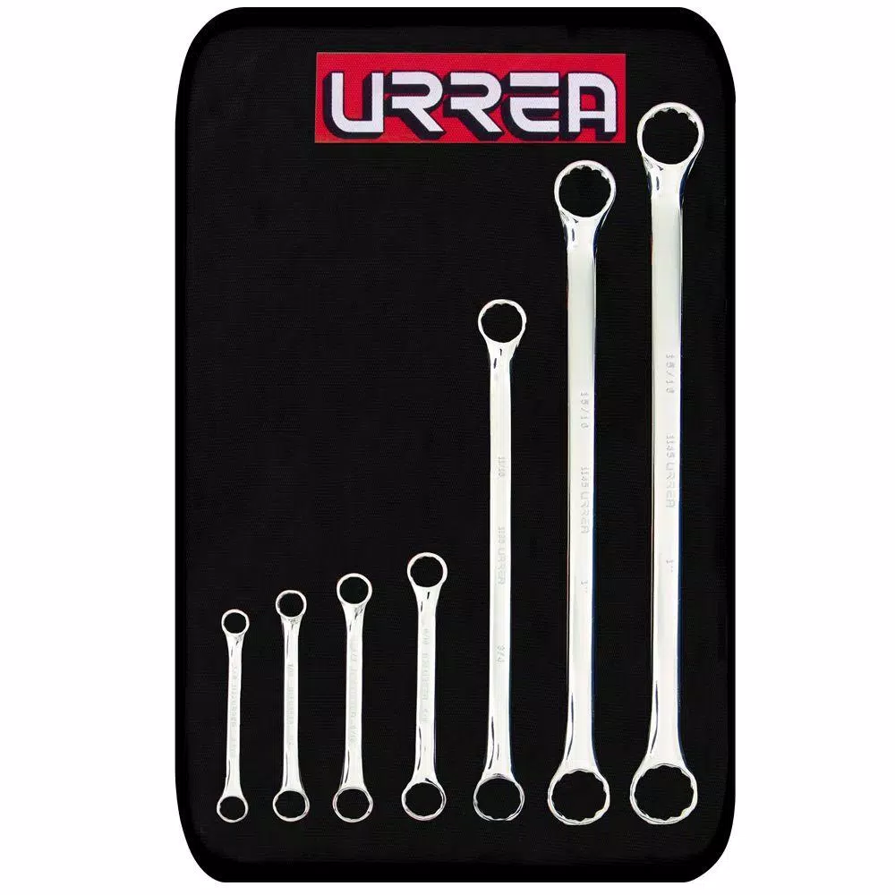 Cheapest 👏 URREA Box End 15 Degrees 12-Point Chrome 🔧 Wrench Set (7-Piece) 💯