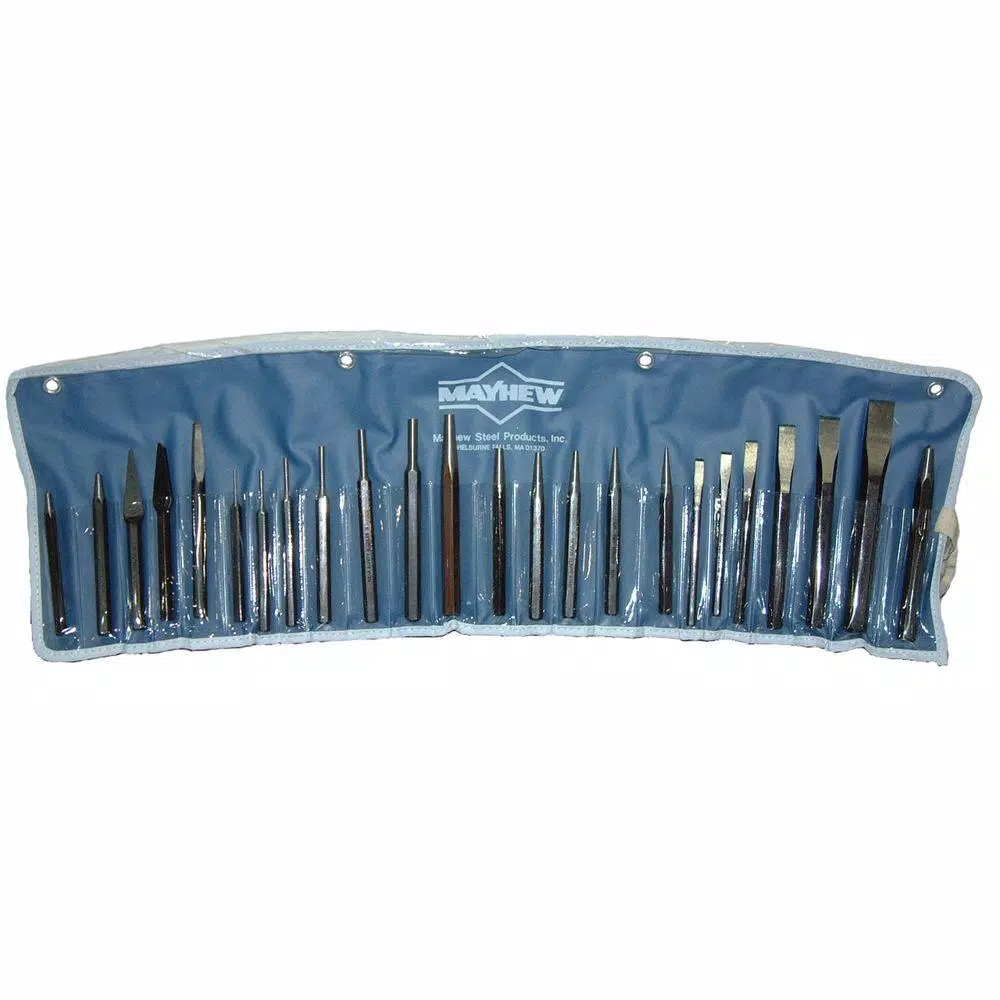 Cheapest 🧨 Mayhew 7024-K Punch And Chisel Set (24-Piece) ✔️