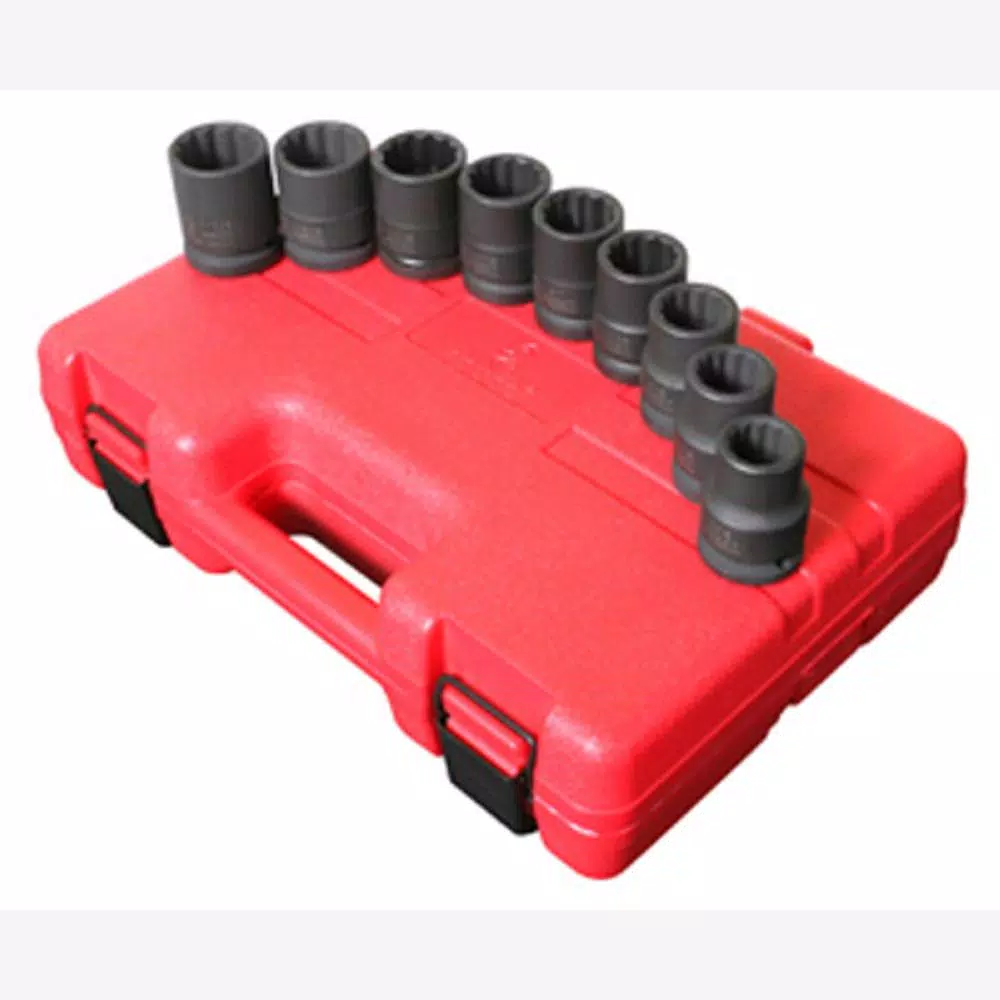 Cheapest 👏 SUNEX TOOLS 3/4 In. Drive 12-Point SAE Thin Wall Impact Socket Set 🥰
