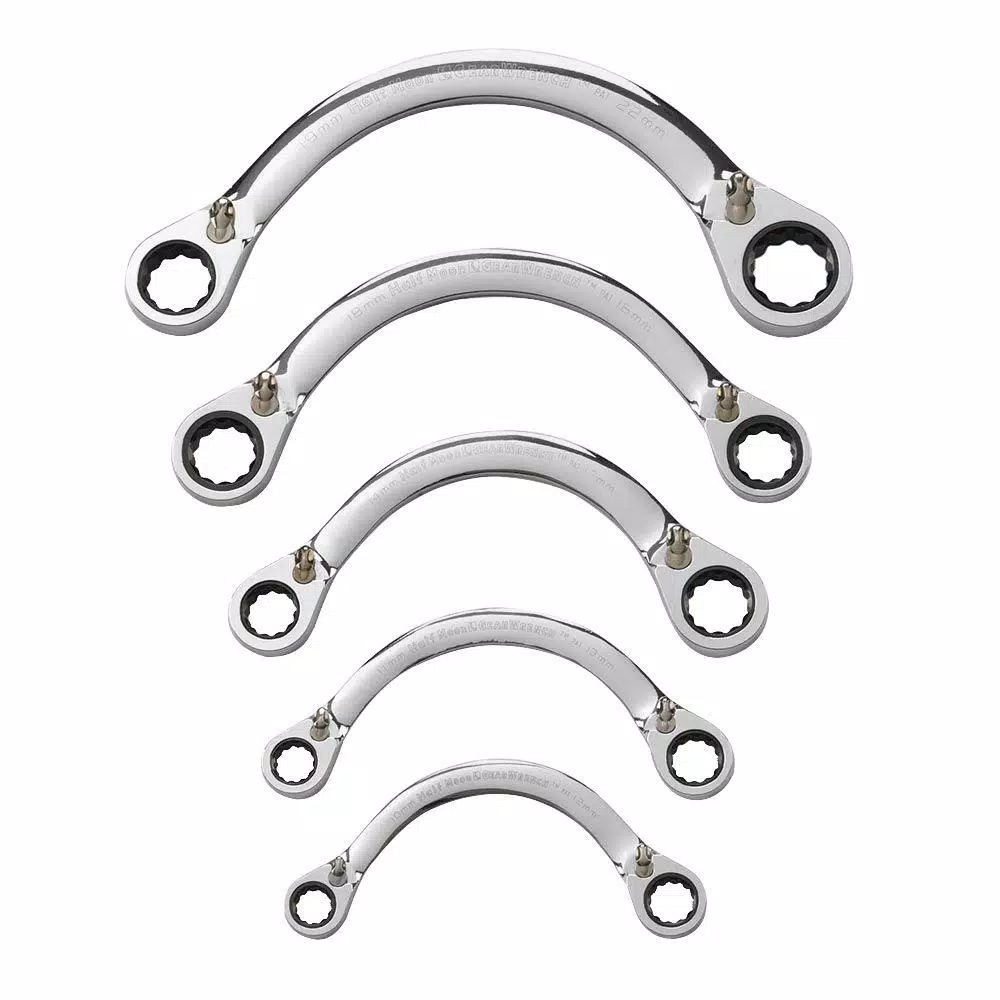 Best Sale β GEARWRENCH Metric Half Moon Double Box Ratcheting π§ Wrench Set (5-Piece) π€©