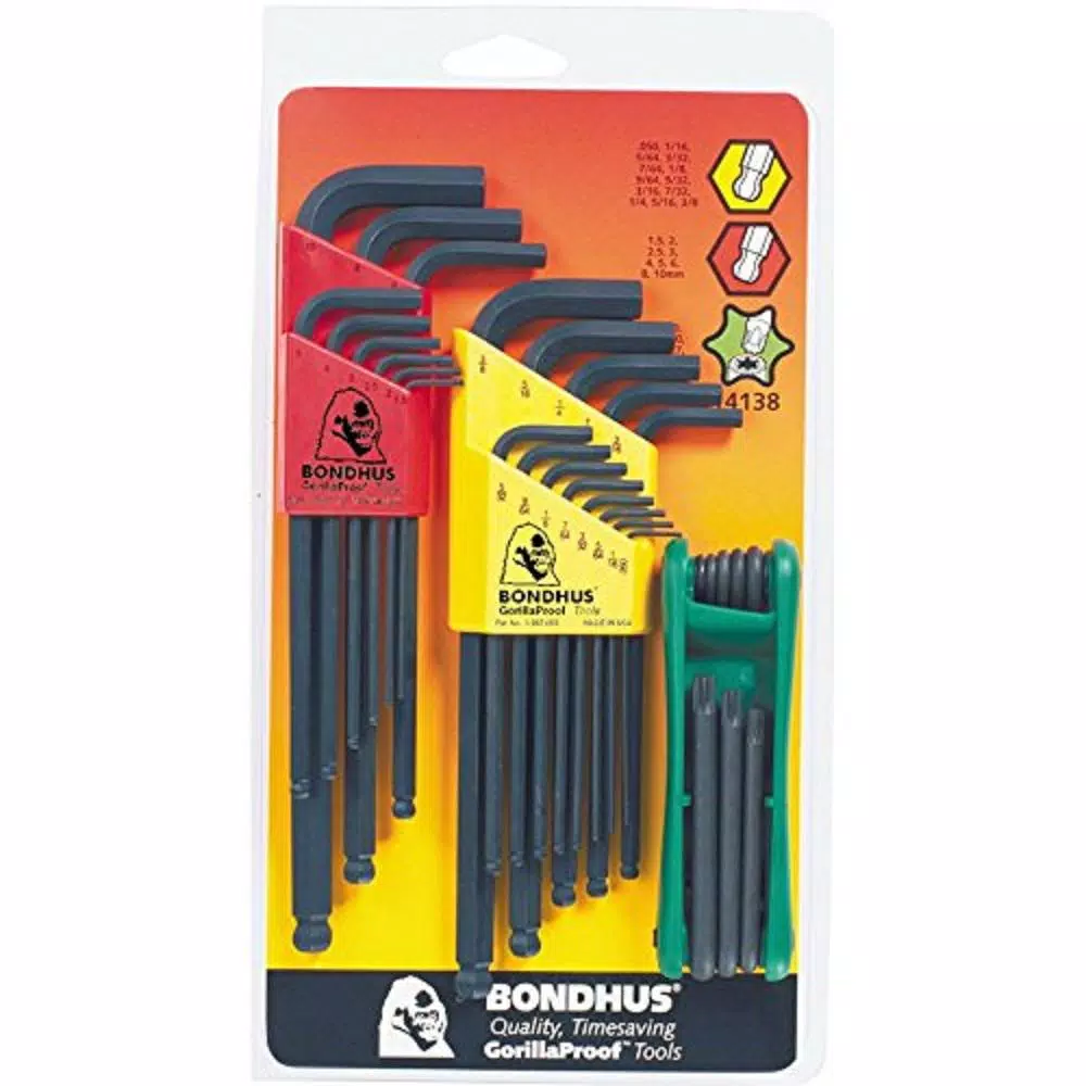Cheapest 🔔 Bondhus Standard And Metric Ball End L-Wrench Sets And TORX Fold Up Tool (30-Piece) ❤️