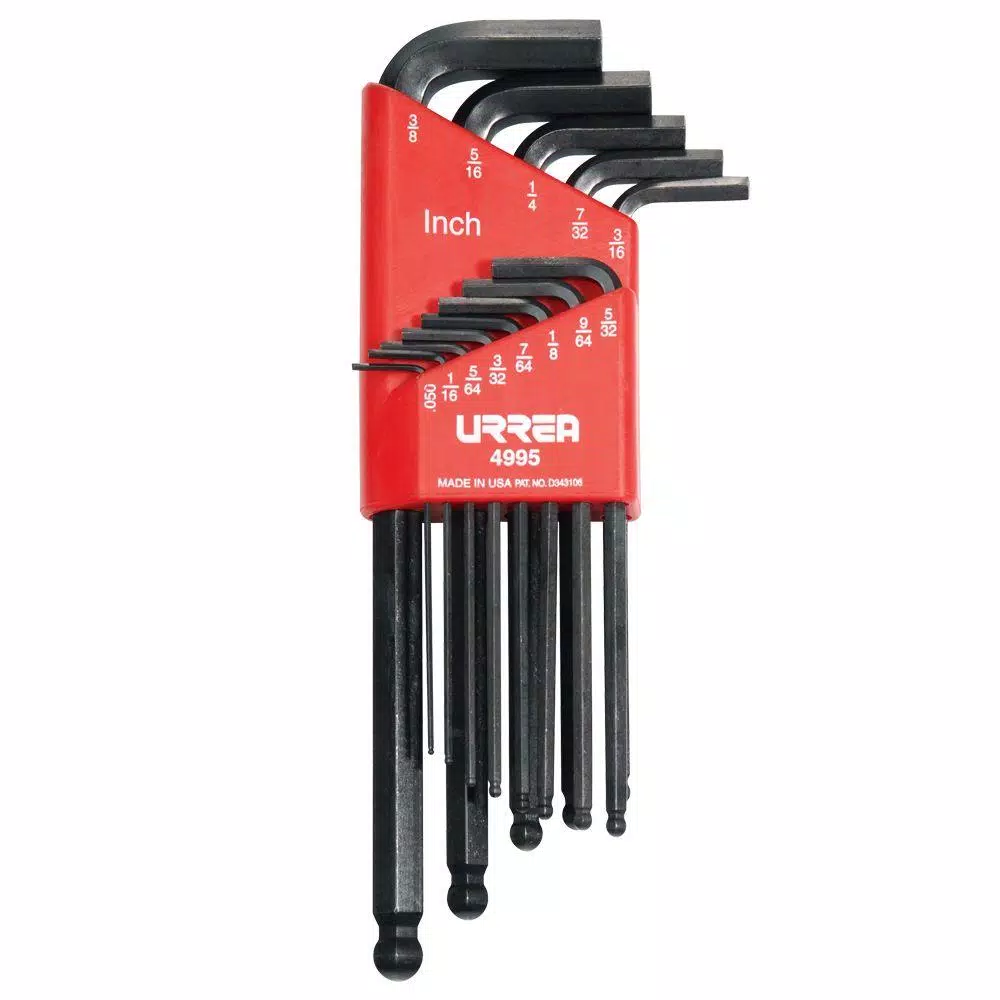 Best deal 😍 URREA 1/20 In. To 3/8 In. 13 Piece Rack Set Of L-Type Hex Keys 🥰